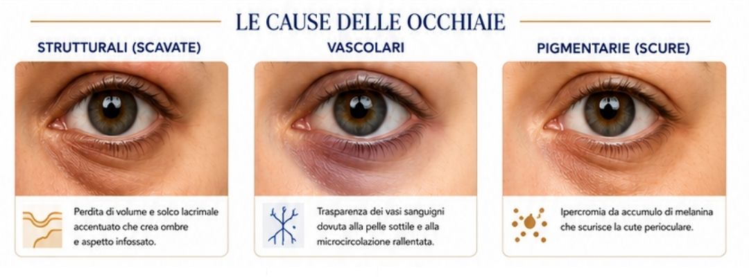 cause delle occhiaie