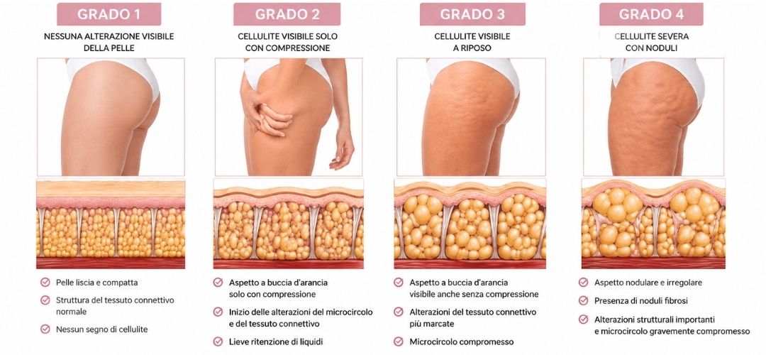 cellulite classificazione e grado