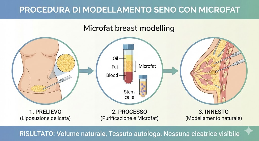 microfat seno microfat per aumentare modellare seno