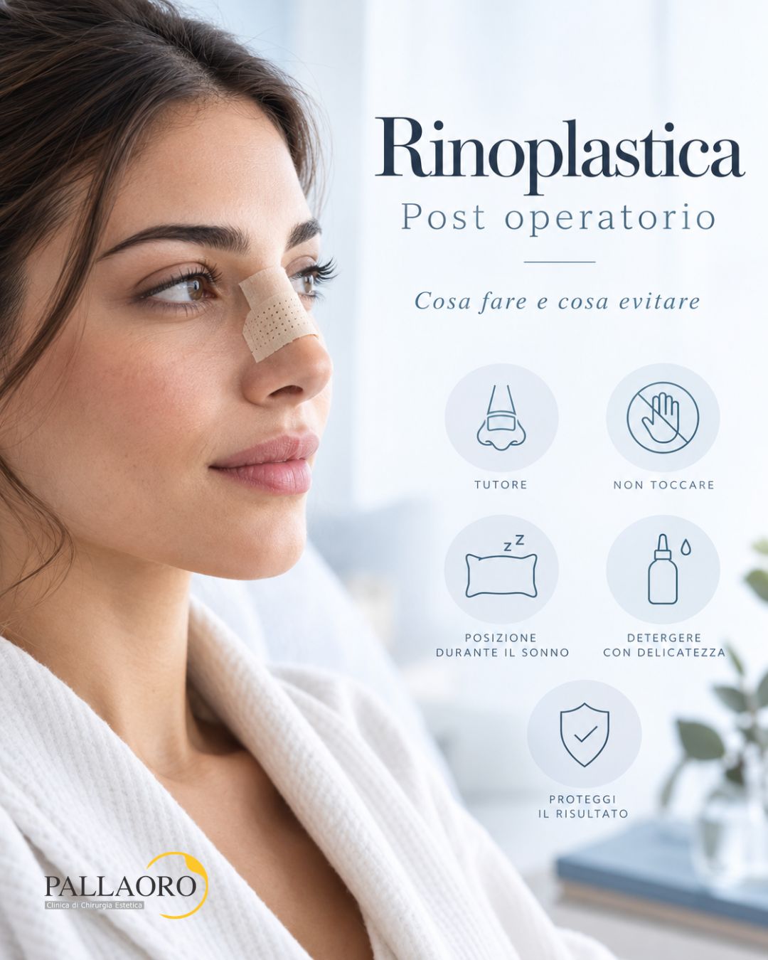 rinoplastica post operatorio Rinoplastica: Post-Operatorio