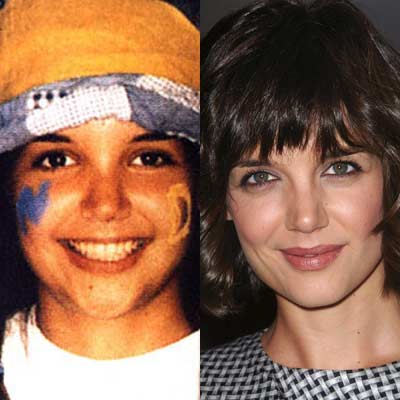 Katie Holmes : Rinoplastica foto prima e dopo